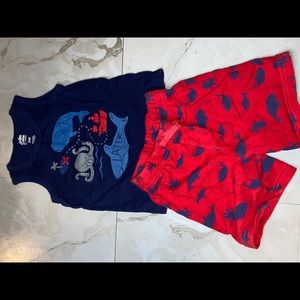 Carter’s navy/red outfit for boys size 24 months